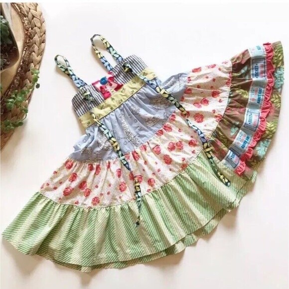 MATILDA JANE SWEET STRAPPY ELLIE RAFFLE TICKET DRESS GEORGIE PARADE FLORAL DRESS - Picture 1 of 14